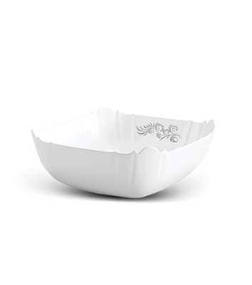 Picture of  7.5" Square Design Bowl-Opal flora