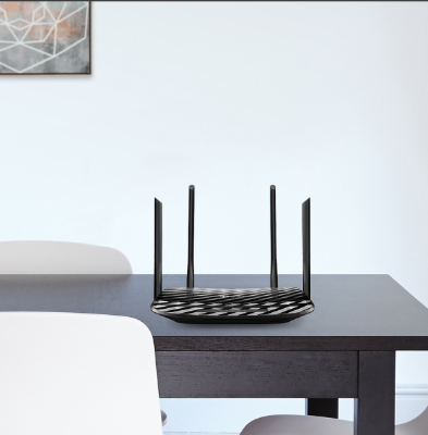Picture of TP-Link Archer C50 Black AC1200 Wi-Fi Dual Band Router, 4 x 10/100 Mbps Fast Ethernet Ports, Supports MU-MIMO, Beamforming, Guest WiFi, Access Point Mode, IPv6 and Parental Controls