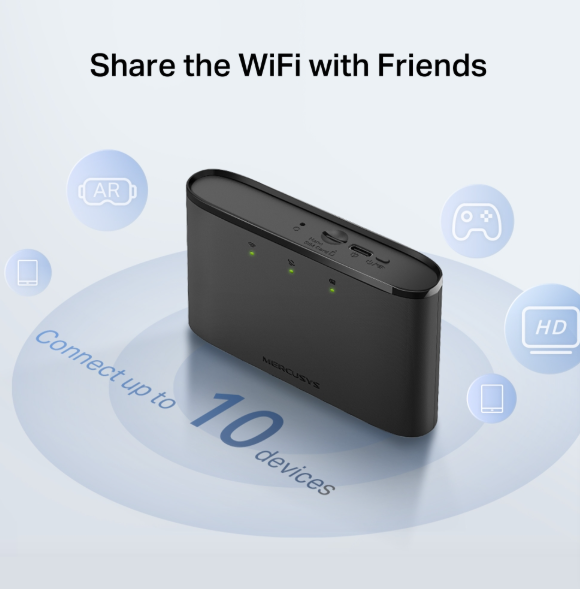 Picture of Mercusys MT110 4G LTE Wi-Fi Pocket Router