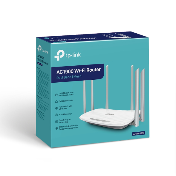 Picture of TP-Link Archer C86 AC1900 Wireless MU-MIMO GIgabit Wi-Fi Router With One Mesh