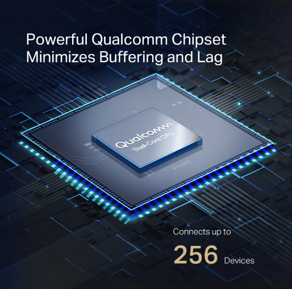 Picture of Mercusys MR80X V2.2 AX3000 Dual-Band Wi-Fi 6 Gigabit Router WiFi Speed up to 2402Mbps/5GHz + 574Mbps/2.4GHz, Gigabit 3 LAN Ports, 1 WAN Port Ideal for Gaming