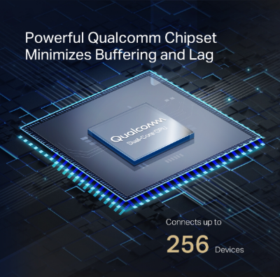 Picture of Mercusys MR80X V2.2 AX3000 Dual-Band Wi-Fi 6 Gigabit Router WiFi Speed up to 2402Mbps/5GHz + 574Mbps/2.4GHz, Gigabit 3 LAN Ports, 1 WAN Port Ideal for Gaming