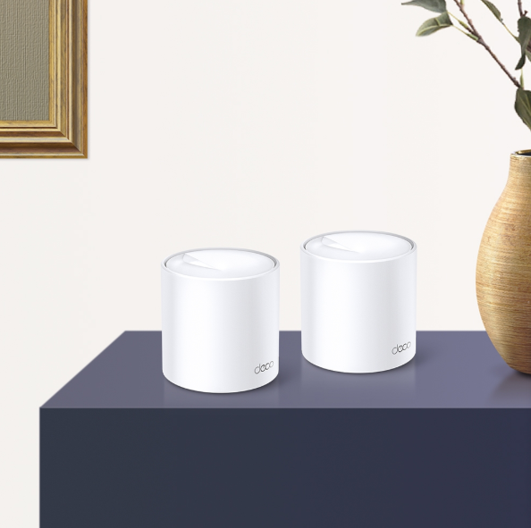 Picture of TP-Link Deco X50 2 Pack AX3000 Whole Home Mesh WiFi 6 System Covers up to 4,500 Sq.Ft Supports up to 150 devices with Gigabit ports