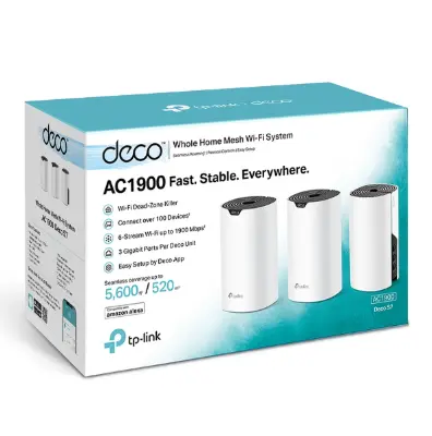 Picture of TP-Link Deco X10 3 Pack AX1500 Whole Home Mesh Gigabit Wi-Fi 6 System