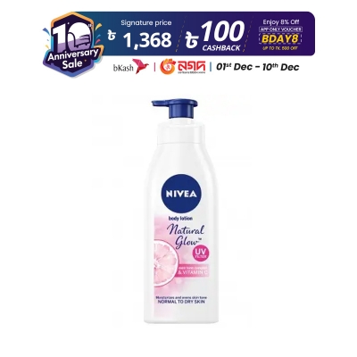 Picture of International Product Nivea Even Tone Body Lotion, Natural Glow Complex & Vitamin C, UV Protection, All Skin Types, 400ml