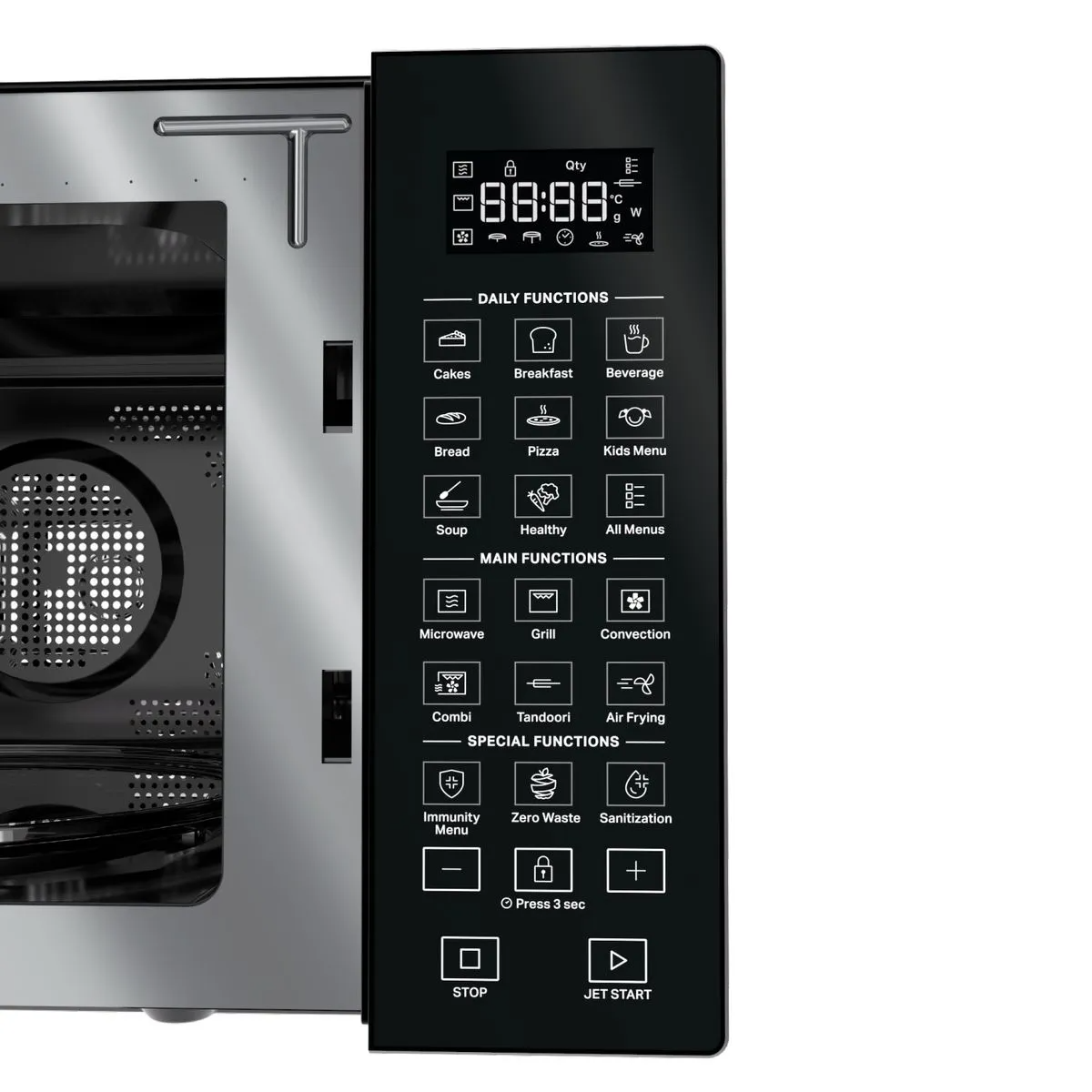  Whirlpool Magicook Pro 29 Litre Convection Microwave Oven with Air-Fryer with Baking Plate & Rotisserie (31CES)