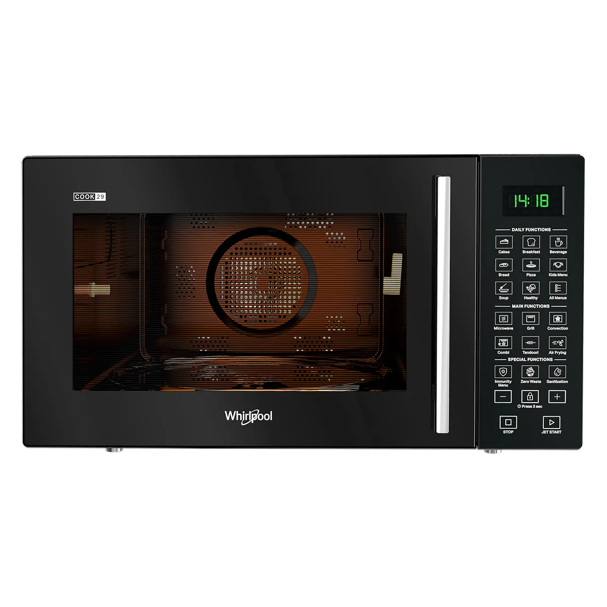 Whirlpool Magicook Pro 29 Litre Convection Microwave Oven with Air-Fryer with Baking Plate & Rotisserie (31CES)