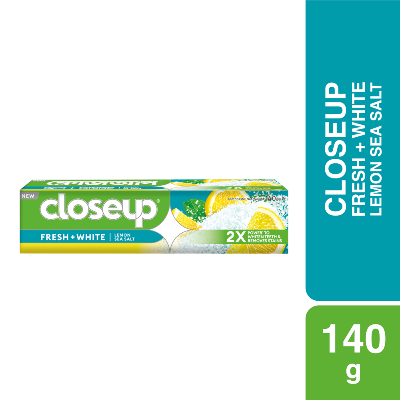 Picture of Closeup Toothpaste Lemon Sea Salt 140g