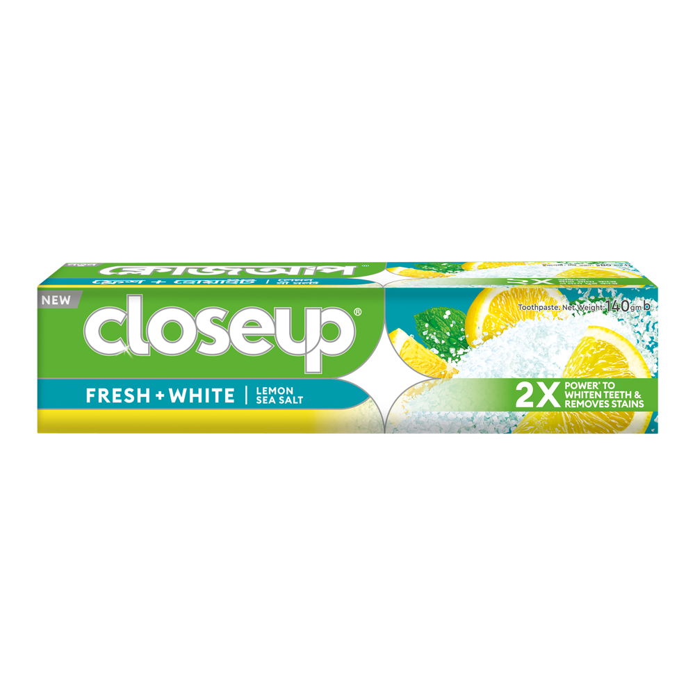 Picture of Closeup Toothpaste Lemon Sea Salt 140g