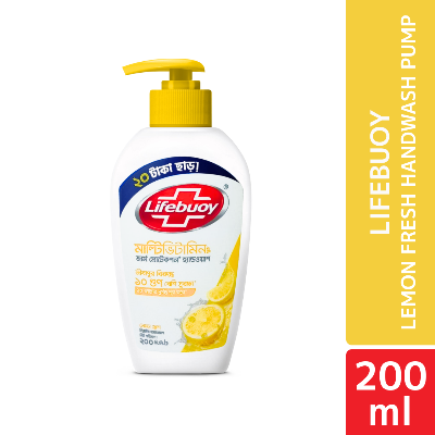 Picture of Lifebuoy Handwash (Soap) Lemon Fresh Pump 200ml