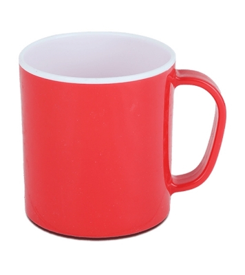 Two Color Coffee Mug 350 ML- White & Red
