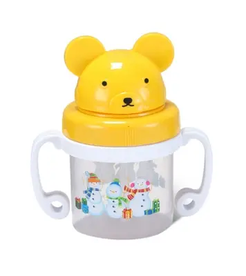 Buy Cute Water Bottle 200 ML - Trans & Pink Online