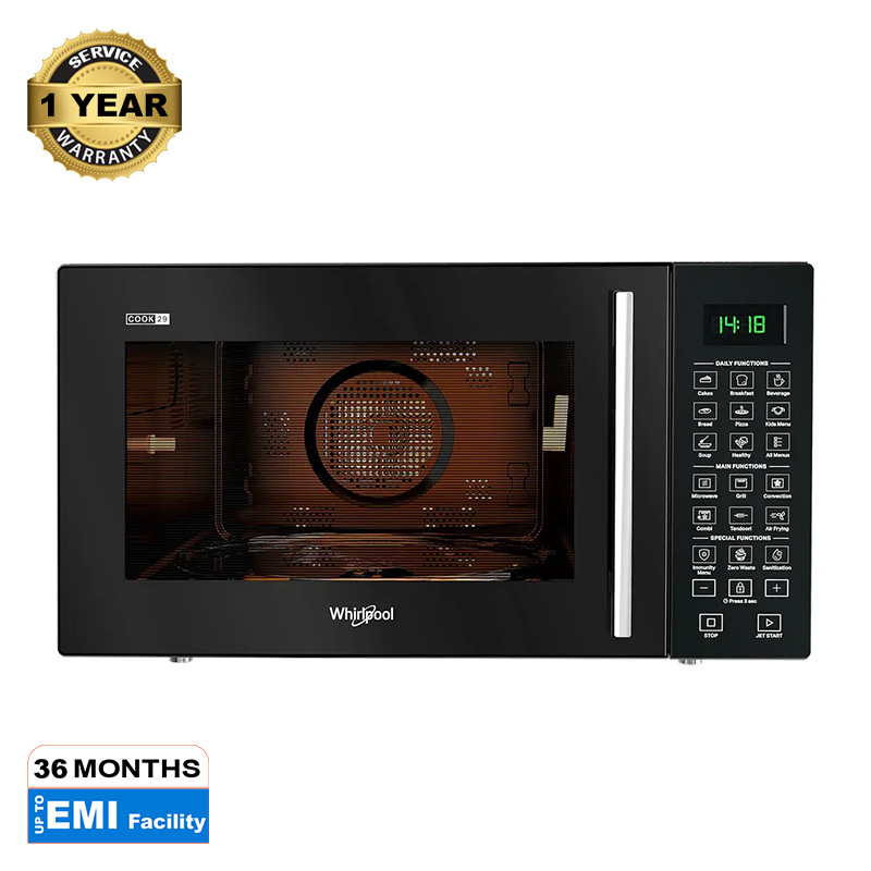Picture of Whirlpool Magicook Pro 29 Litre Convection Microwave Oven with Air-Fryer with Baking Plate & Rotisserie (31CES)