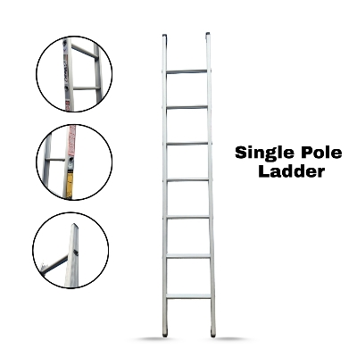 Picture of Everbest Single Pole Aluminium Ladder – ES Series (7 / 9 / 11 / 14 / 15 / 17 / 19 Steps)