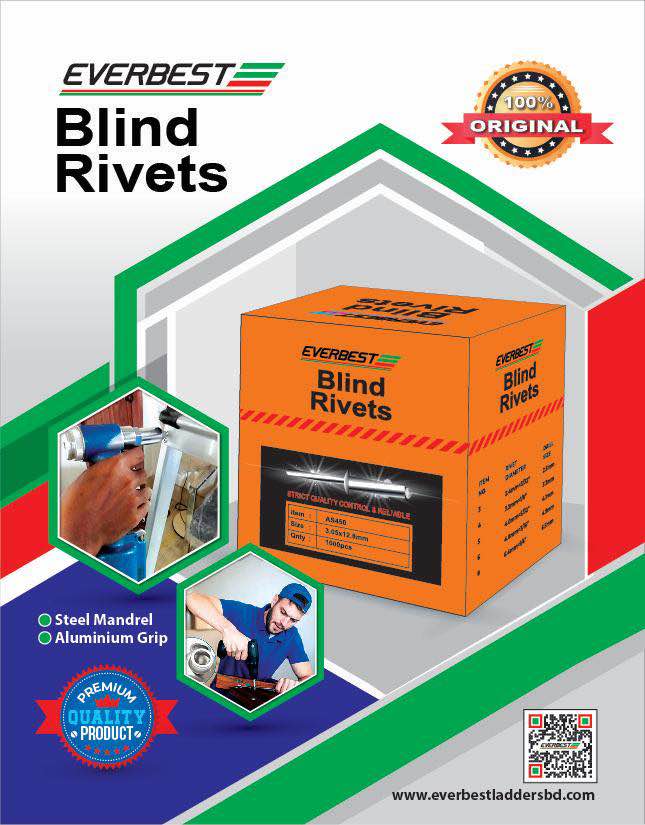 Picture of 20,000 pics 450/425 Aluminum steel blind rivet.