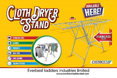 Picture of Premium Cloth Dryer Stand – Foldable, Heavy Duty, Rust-Proof | Indoor & Outdoor Use