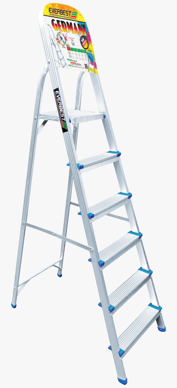 Picture of GERMANI LADDER  Everbest 4/5/6/7/8/9 STEP ALMUNIUM