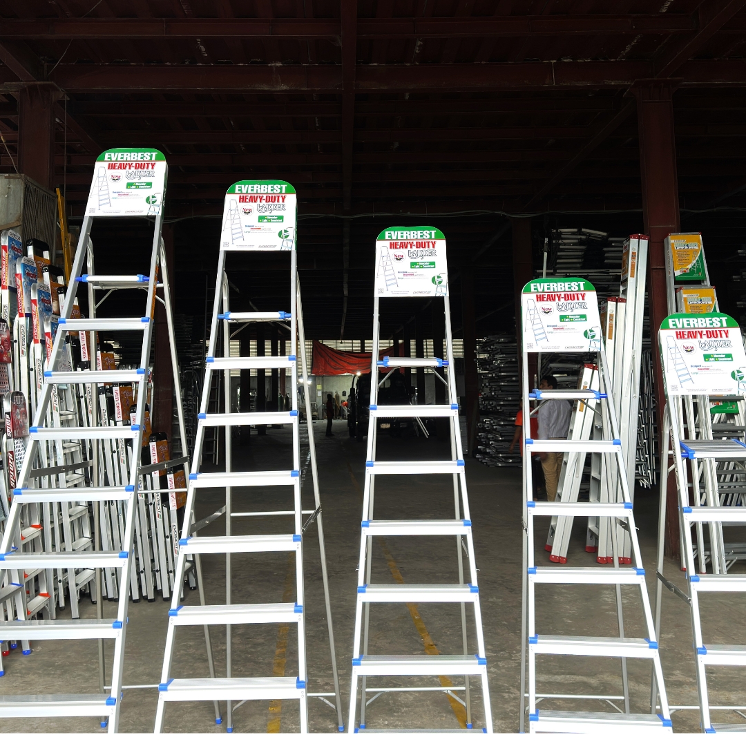 Picture of Everbest HD Series Aluminium Ladder – 4 to 10 Steps
