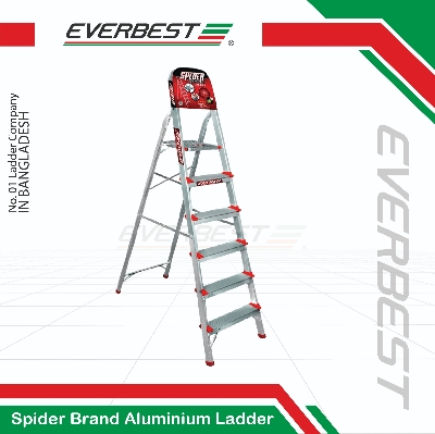 Picture of Spider Brand Aluminium Ladder – SP Series | Lightweight, Durable, 5–9 Steps
