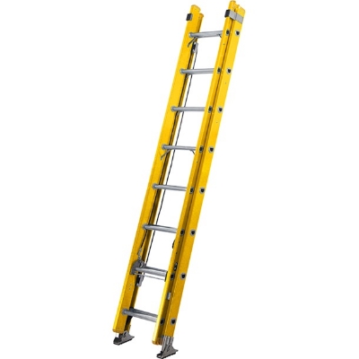 Picture of Professional Industrial Use – Fiberglass Extension Ladder (Yellow, 3.0 mm) — Heavy Duty & Safe | EVERBEST LADDERS INDUSTRIES LTD