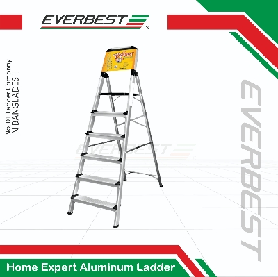 Picture of Home Expert Aluminum Ladder – Premium Quality, Lightweight & Durable | EVERBEST LADDERS INDUSTRIES LTD