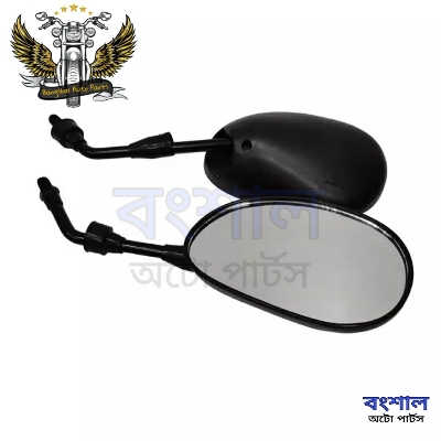 Picture of Motorcycle Looking glass for Hero Splendor bike Splendor Plus Splendor Pro Passion Passion Pro Passion Plus Walton Fusion