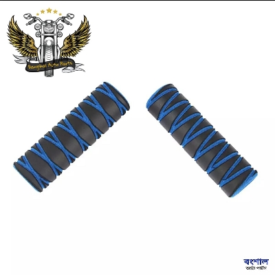 Picture of Bike Racing Bicycle Motorcycle Handle Bar Foam Sponge Grip Cover Non-Slip Soft Handlebar Grip