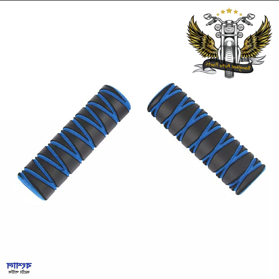 Picture of Bike Racing Bicycle Motorcycle Handle Bar Foam Sponge Grip Cover Non-Slip Soft Handlebar Grip