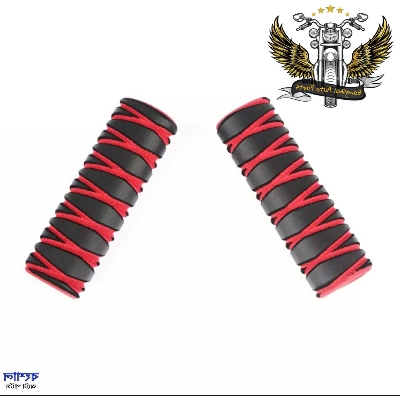 Picture of Bike Racing Bicycle Motorcycle Handle Bar Foam Sponge Grip Cover Non-Slip Soft Handlebar Grip