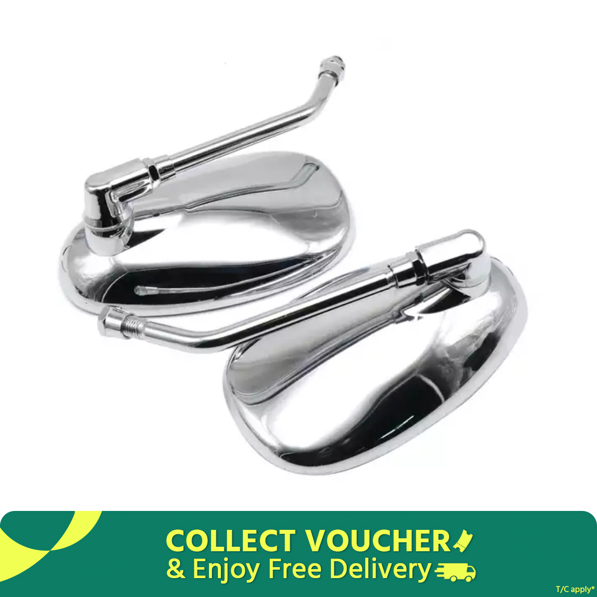 Picture of Looking Glass for Motorcycle Handlebar looking Glass set Most bike 2Pcs