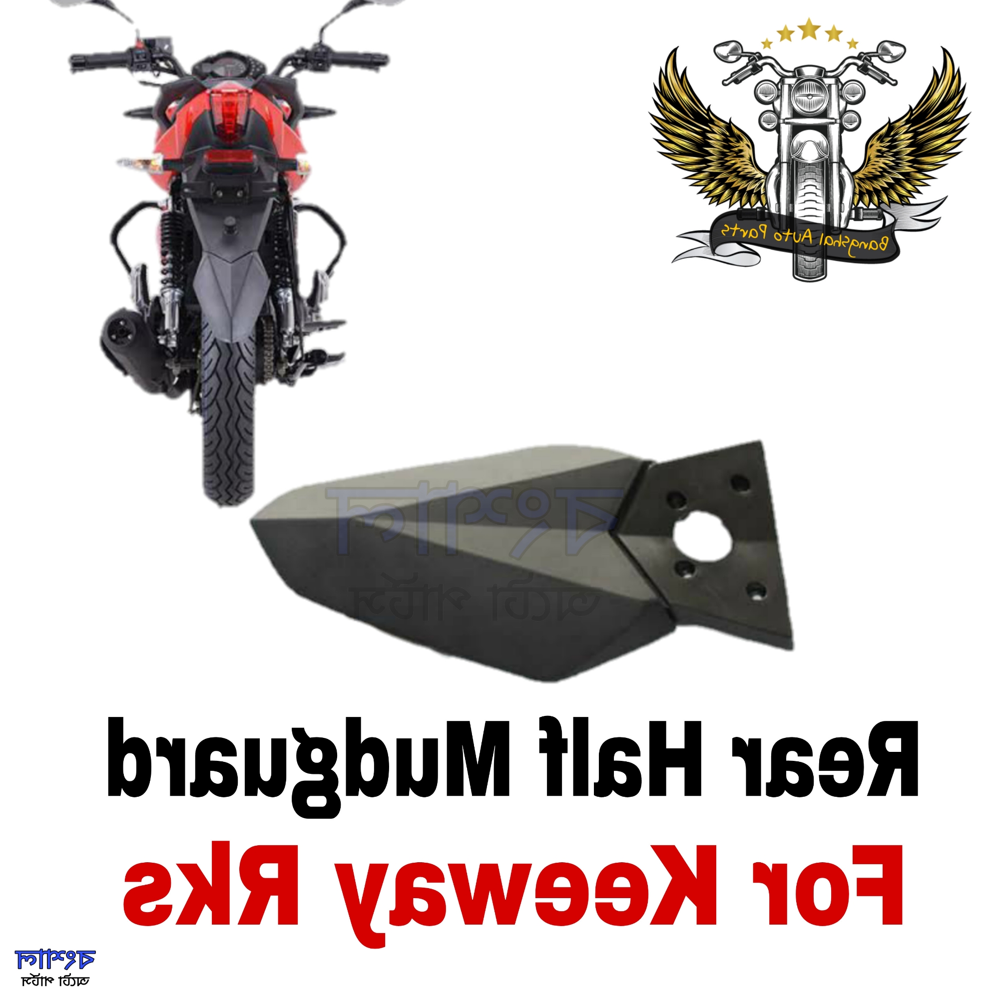 Picture of Motorcycle Rear Half Mudguard For Keeway RKS-100/RKS-125/RKS-150
