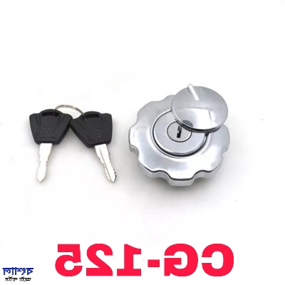Picture of Motorcycle Fuel Gas Tabk Cap Cover Lock Set For CG-125 Motorcycle