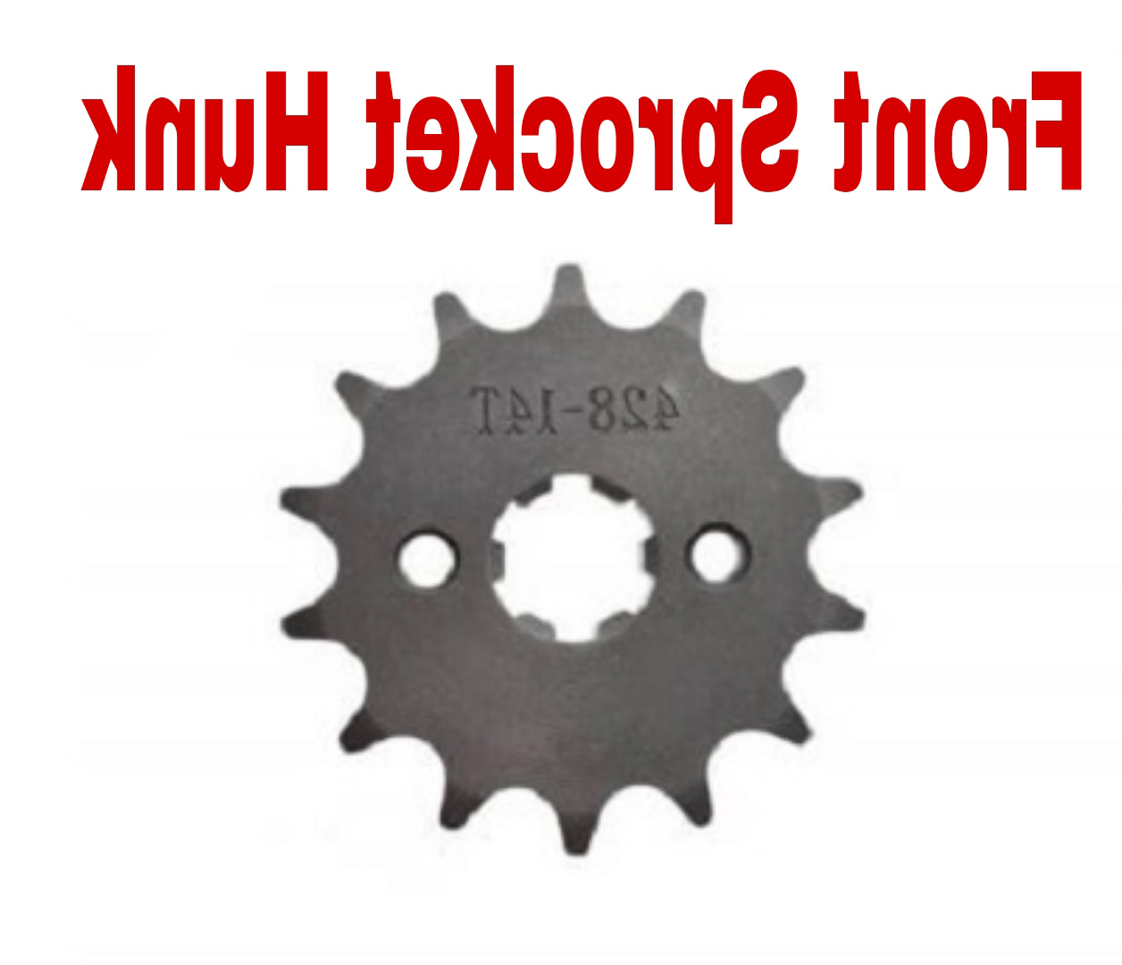 Picture of Motorcycle Front Sprocket Model 428-14t For Hero Hunk Motorcycle