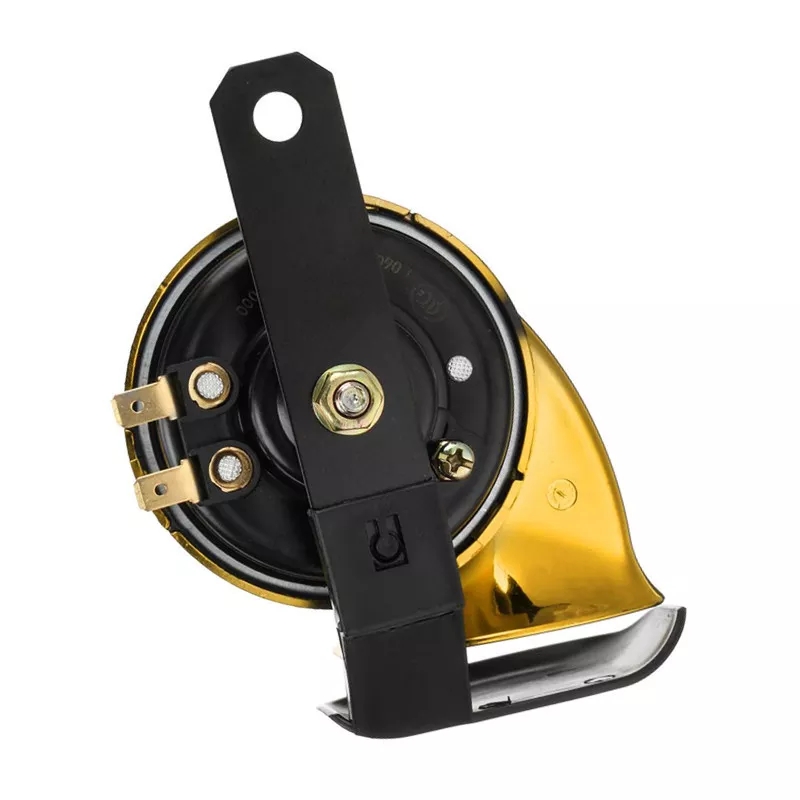 Picture of Universal Waterproof Loud POP POP Sound Siren Horn For Motorcycle- Golden