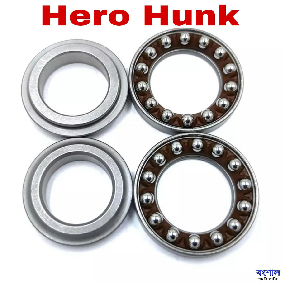 Picture of Ball Racer or Ball Race Bearing Steering Kit For Motorcycle. Hero Hunk