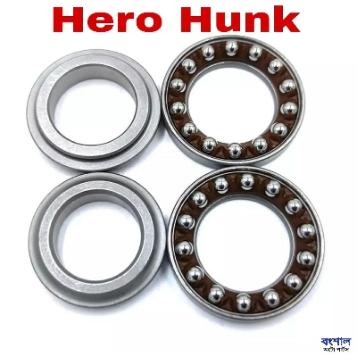 Picture of Ball Racer or Ball Race Bearing Steering Kit For Motorcycle. Hero Hunk