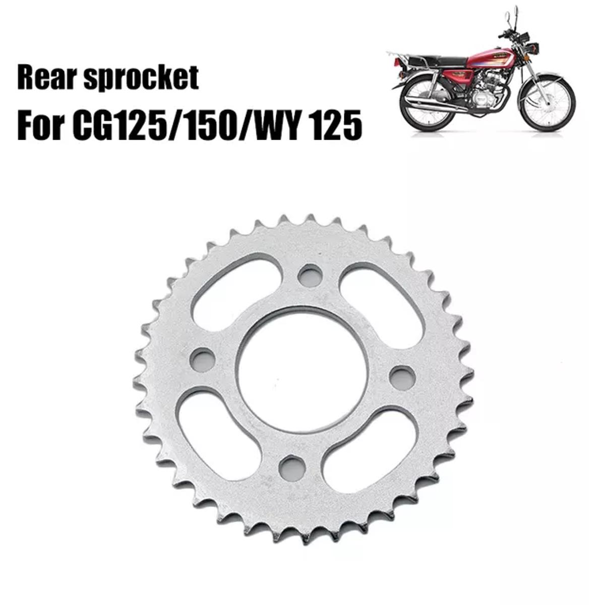 Picture of Motorcycle Chain Sprocket Set Kit Final Drive Sprocket For CG-125 Motorcycle