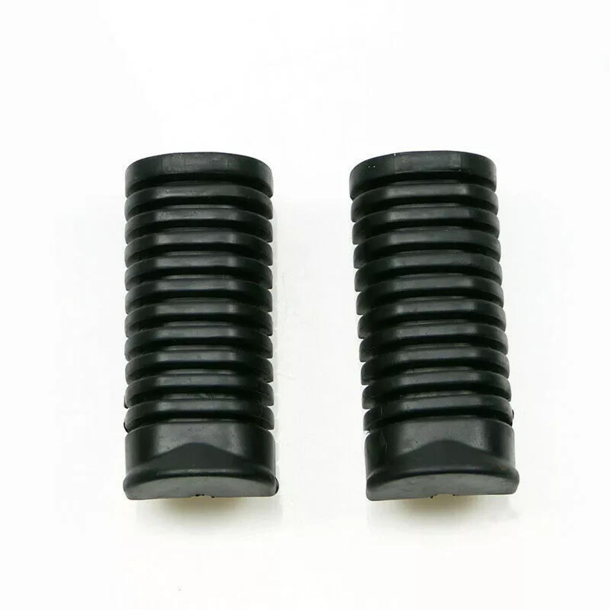 Picture of Black Front Support Cover Foot Pegs Rubber Frame Pedals For Honda CG-125  Motorcycle