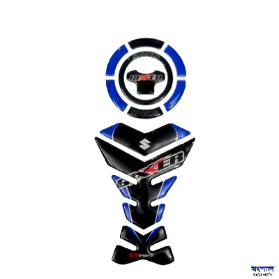 Picture of Fuel Tank Pad For Motorcycle, Tank Protector Sticker For Gixxer bike