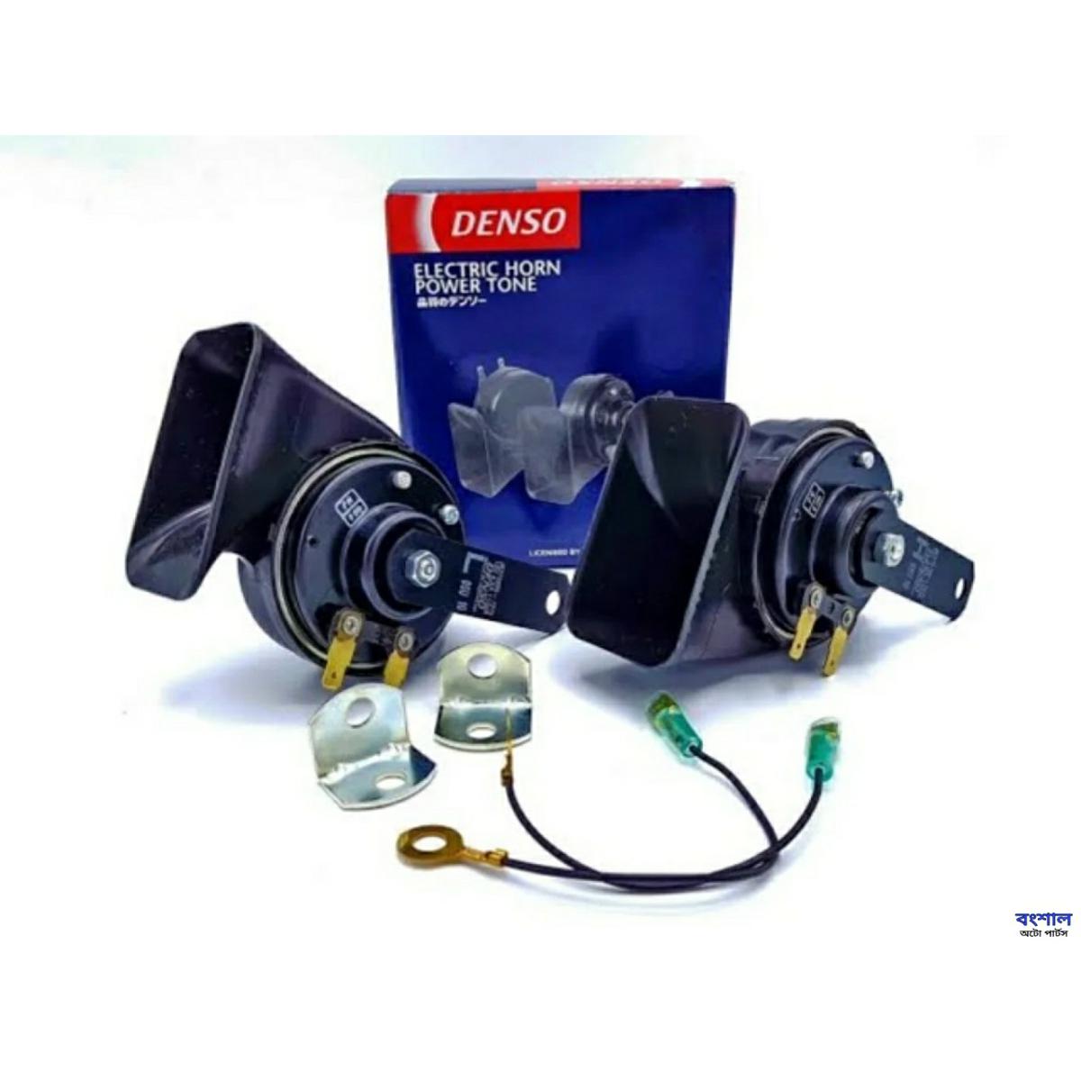 Picture of Denso Compact Full Power Tone Universal Horn Set of 2 for Motorbike/Car