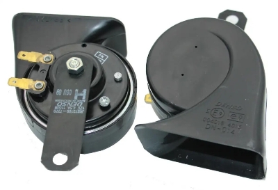 Picture of Denso Compact Full Power Tone Universal Horn Set of 2 for Motorbike/Car