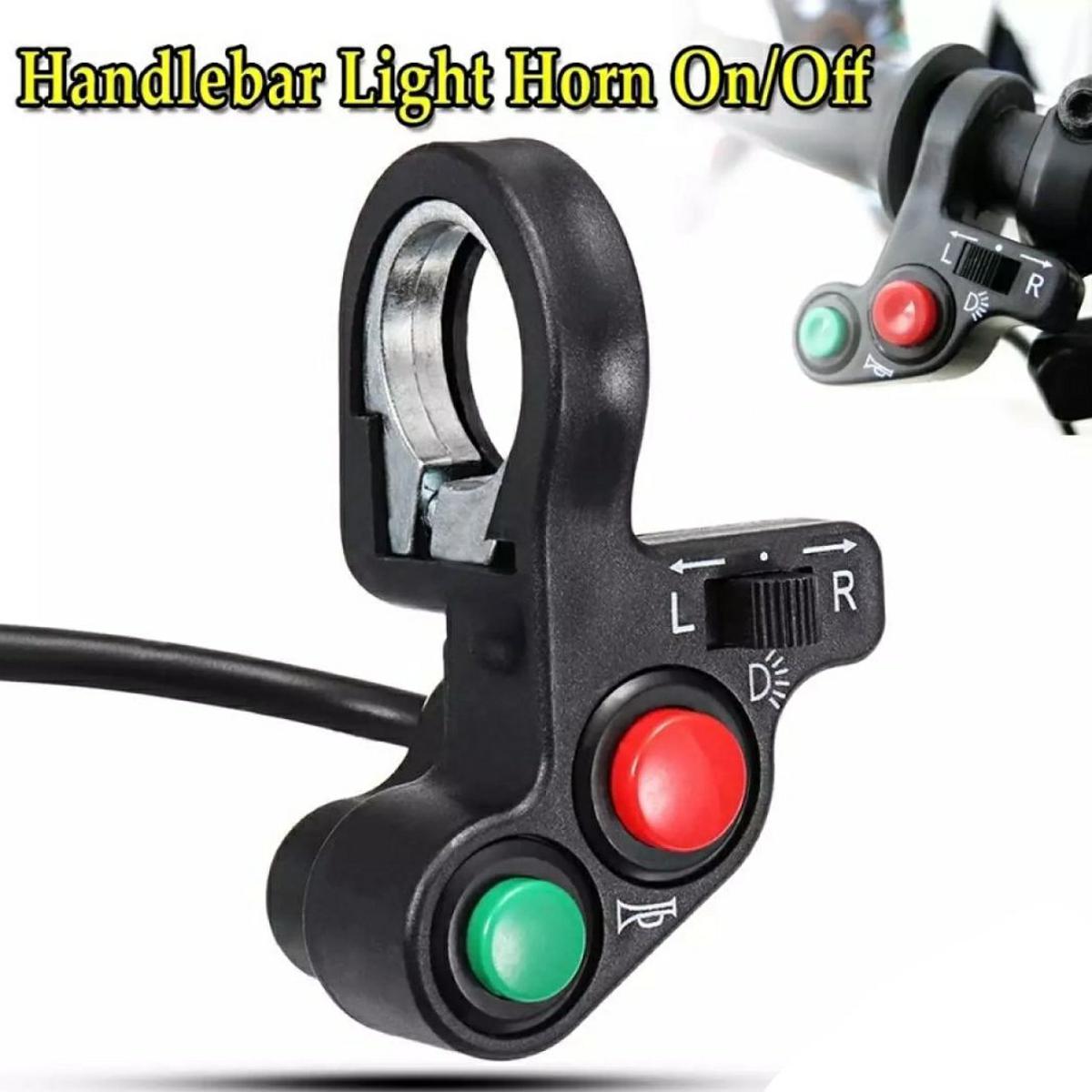 Picture of Motorcycle Handlebar Switch / Horn Signals on & off Button Light Switch