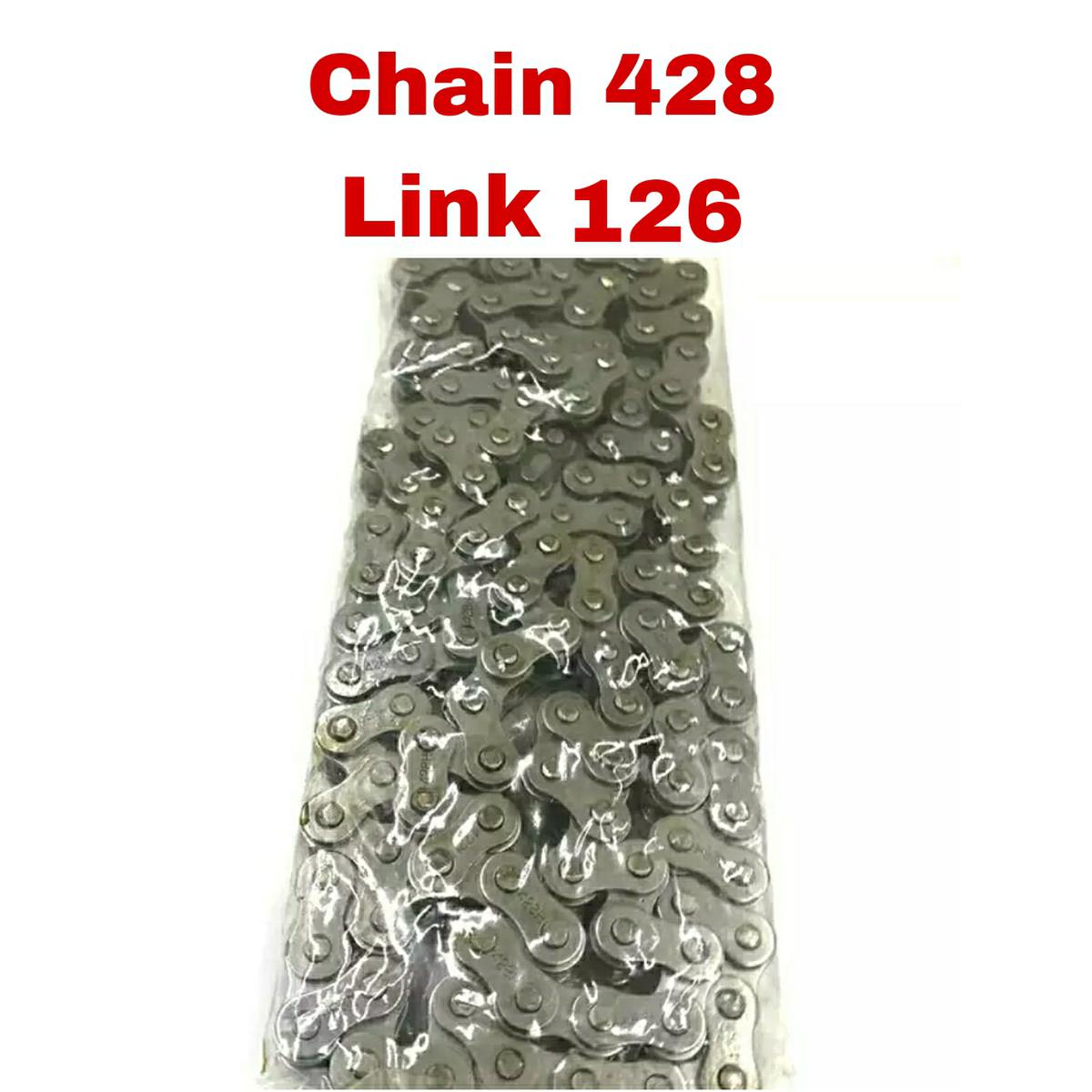 Picture of Motorcycle Chain Drive For All Motorcycle 428H - 126 link Chain