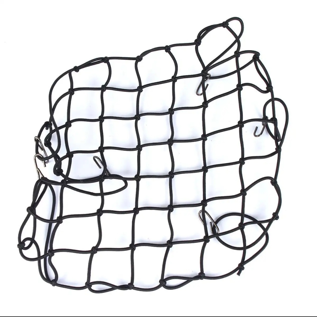 Picture of Seat Net or Helmet Holder for Motorcycle - Black