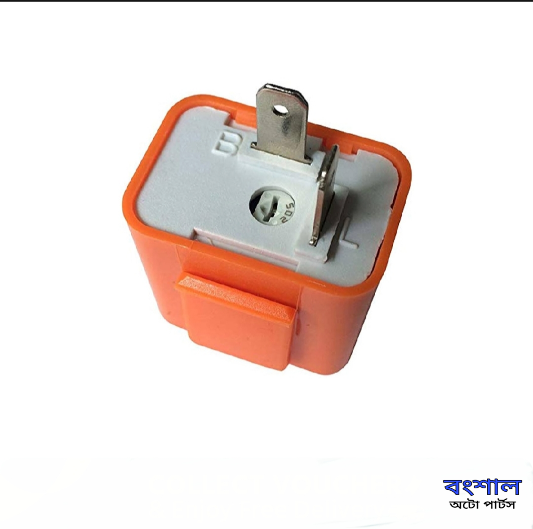 Picture of 2 Pin Speed Adjustable LED Indicator Flasher Relay Resistor Fix Flash Motorcycle