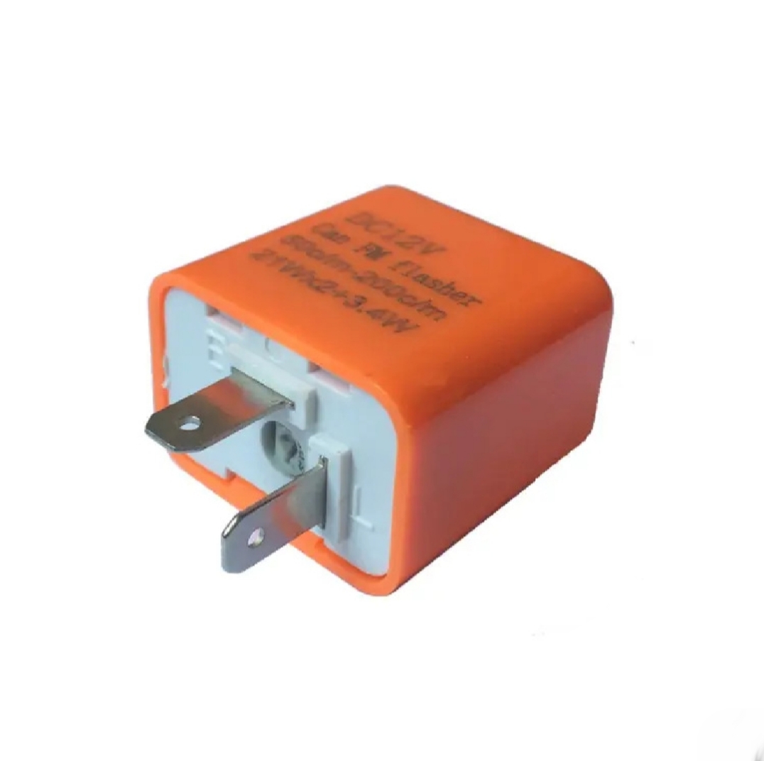 Picture of 2 Pin Speed Adjustable LED Indicator Flasher Relay Resistor Fix Flash Motorcycle