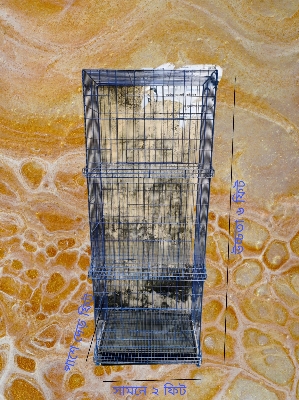 Picture of Murgir Cage Coop Cage Chicky Cage With Tray for 30 Murgi Can Easily Stay Together Cage Size 36"/18" ir 24/18 Inc  Cash on delivery available
