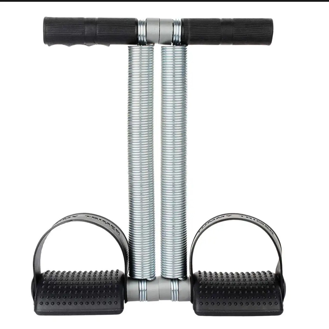 Picture of Tummy Trimmer Pull Rope Spring Foot Pedal Sit Up Equipment Waist Pull Exercise Workout Fitness Gym