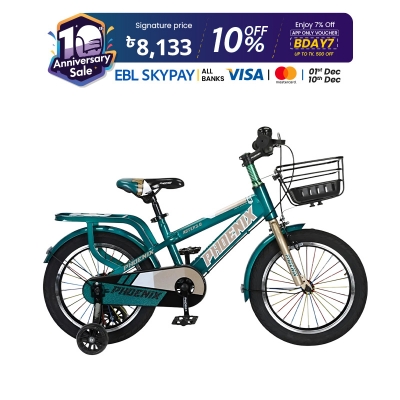 Picture of Phoenix 20" Bicycle For Boys 7-12 years With Direct Wielding Back Sits and Lighting Support Wheels  Cash On Delivery Available