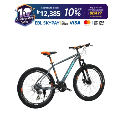 Picture of Phoenix Donald 24 inchi 21 Speed Gear Cycle With Suspension Lockout fork High Rim Coloring Fat Spoke With Shimano Parts